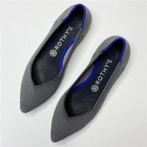 Rothy’s The Point Grey Heathered Pointed Toe Flats, size 7.5